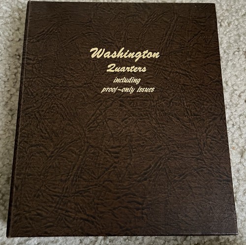 DANSCO COIN ALBUM #8140 WASHINGTON QUARTERS INCLUDING PROOFS 1932-1980