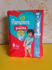 Pampers Baby-Dry Pants 3x Protection Size 6 Nappies 13-19kg Pack of 19 Pants New