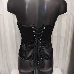 Agent Provocateur Diva Satin Corset Black Medium - Z#4451