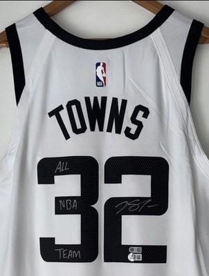 Karl-Anthony Towns ''ALL NBA TEAM'' unterschriebenes Jersey