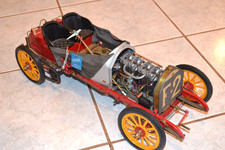 POCHER K77 SCALE MODEL 1907 FIAT F-2 GRAND PRIX DE FRANCE 18” Long PARTS ONLY