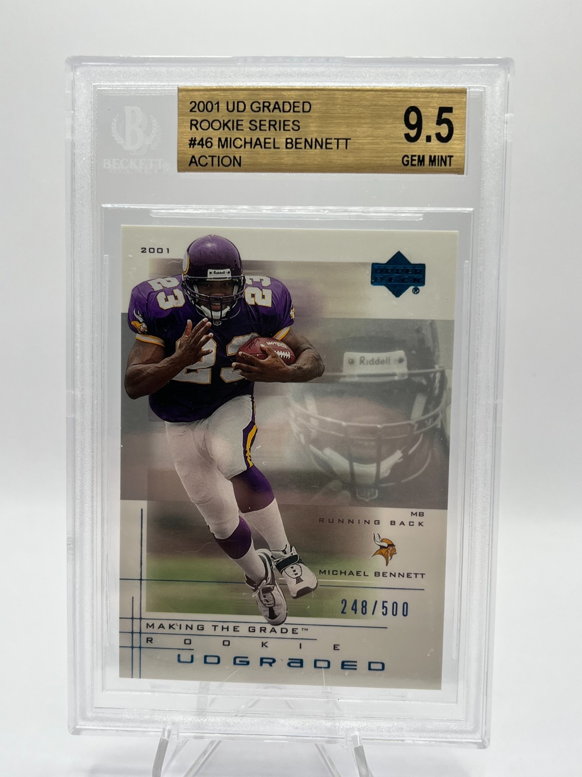 Michael Bennett Upper Deck Graded #46 Base