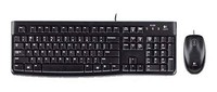 Logitech MK120 Wired Keyboard And Mouse Combo For Windows, Qwerty Italian Layout
