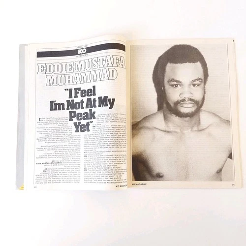 KO Magazine April 1981 Sugar Ray Leonard Cover | LARRY HOLMES POSTER - Picture 6 of 11