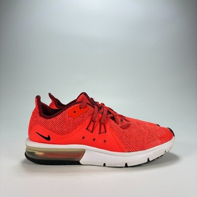 Nike Air Max Sequent 3 Team Red Athletic Running Shoes 922884-600 Youth Size 6Y