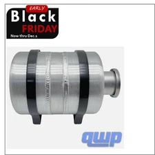 6''x8'' Round Vertical Gas Tank 3/4 Gallons Fuel Tank Cell 1/4 NPT Aluminum Spun