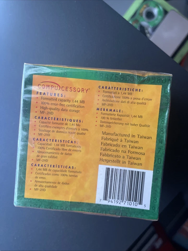 "Nuevo Stock Antiguo Disquetes de 3,5"" 3 1/2 Pulgadas Paquete Sellado Formateado IBM Paquete de 10" Foto 2 de 3