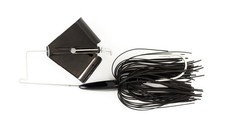 Nichols Lures RB24BN-12 Reflex Buzzbait Black Plague Black Nickel, 1/2 oz