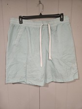 NEW Mens Nike Light Blue Mesh Lined Standard Fit Above Knee Swim Shorts Size XXL