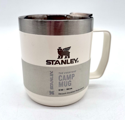 NEW Stanley The Everyday Camp Mug (Vacuum Insulated) 12 Oz/354 ML - Cream Gloss