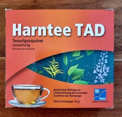 HARNTEE TAD Sticks Teeaufgusspulver 32g Birkenblätter Goldrutenkraut Katzenbart