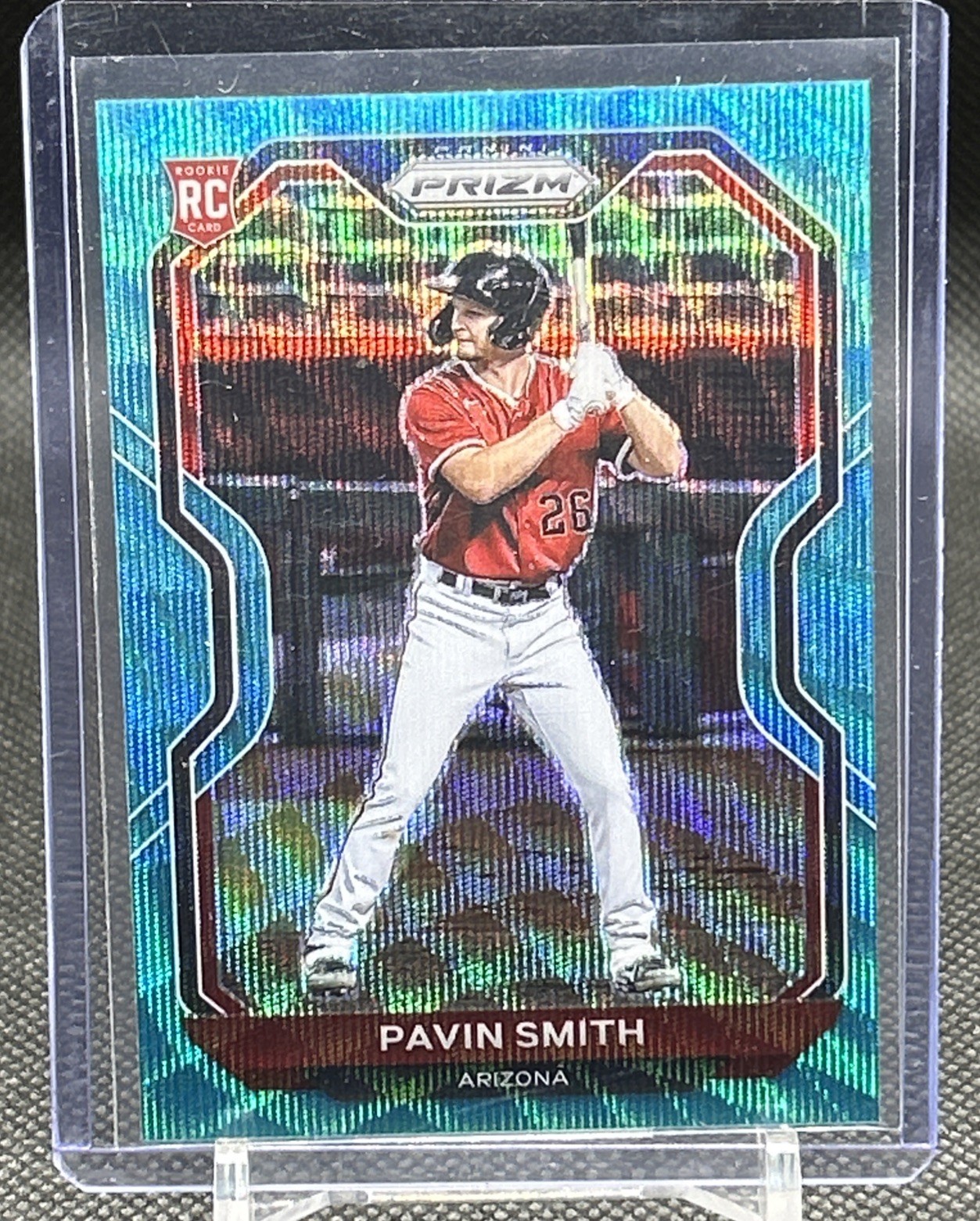 2021 Panini Prizm - Pavin Smith #70 Teal Wave Prizm (RC)