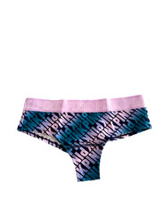 Victoria's Secret PINK Logo Cheekster Panty Purple Ombre PINK Print