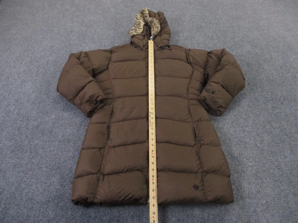Chaqueta Mountain Hardwear Mujer M Plumón Puffer Forrada de Vellón Exterior Acolchada Larga Foto 3 de 4