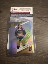 Roxanne Perez Signed Trading Card Jsa Witnessed Wwe Nxt 