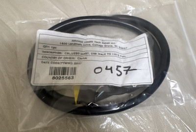 Johnson Health Tech 2x6 Male to 1x12 Female Adapter Cable Black
