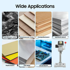 340W Mini Bench Drill Press 3-Speed Adjustable Table Drill High Precision Drill