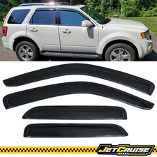 Fits 01-12 Ford Escape Window Visors Acrylic Rain Sun Guard Deflector 4pc Set Fits 01-12 Ford Escape Window Visors Acrylic Rain Sun Guard Deflector 4pc Set