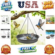 Hanging Bird Bath Hanging Bird-Feeder - Garden BirdBath Tray Wildlife Feeder ...
