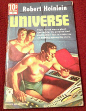 Universe by Robert Heinlein (1951, pb) Dell #36 10 cent fair condition sf
