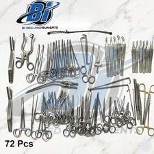 Set of 72 Pcs Plastic Surgery Surgical instruments kit
