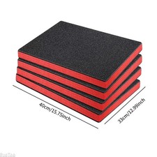 4x Tool Box Foam Inserts Polyethylene Tool Foam Sheets High Density for DIY