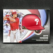 Rhys Hoskins Batting Helmet Commemorative Relic 2022 Topps #BH-RH Phillies