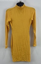 Guess Women's Yellow Long Sleeve Dress Size S