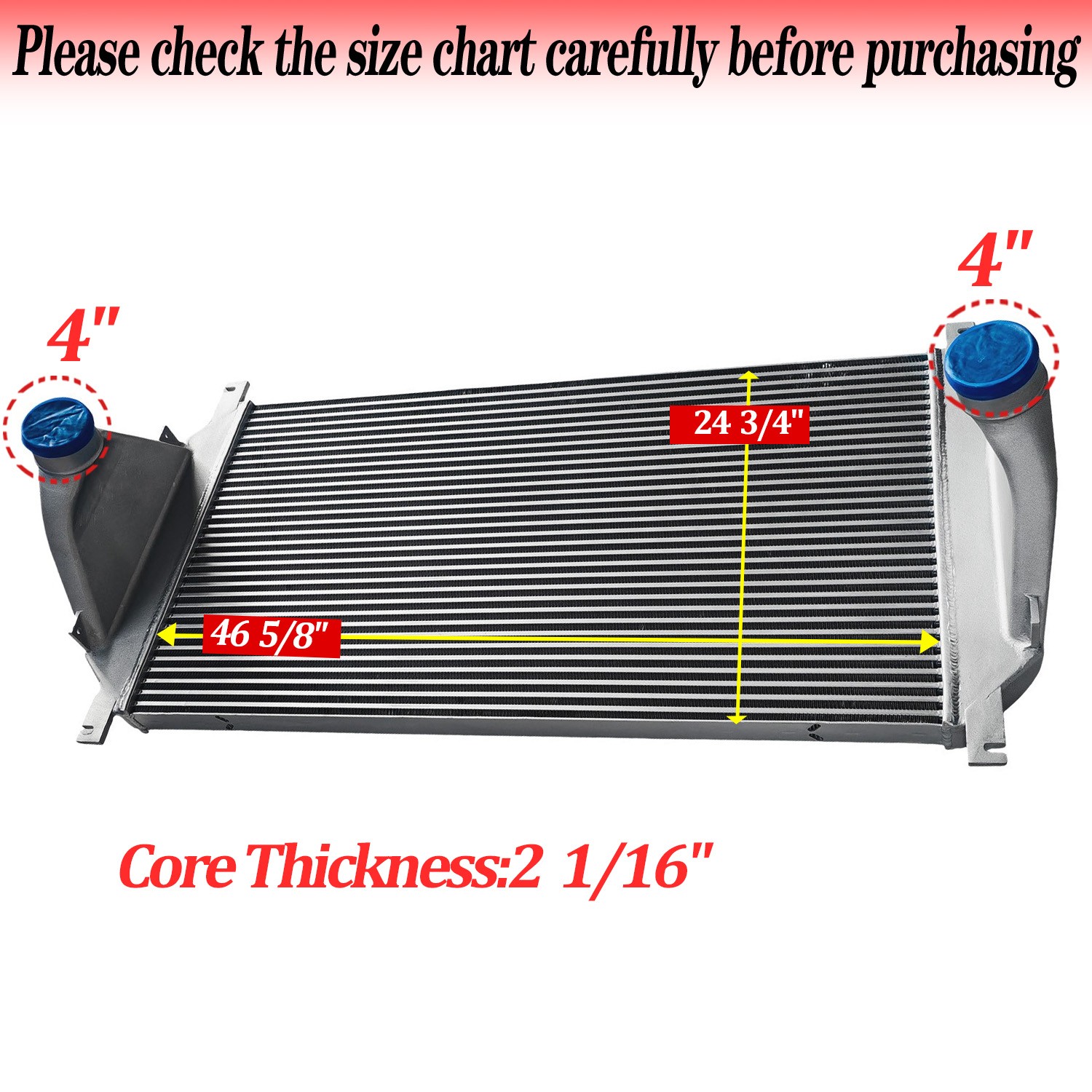 Charge Air Cooler Fit International Workstar 7000 Series 2008-2010 1E5951 IN5951