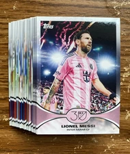 (30) 2025 Topps MLS 30th Complete Base Set #1-30 w/ Lionel Messi, Cavan Sullivan