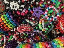 15 Random Kandi Singles Bracelets EDM PLUR RAVE Rave Festival