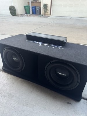 Skar Audio Dual 12'' 2400W Loaded SDR Series AND 2000W Amplifier RP-2000.1D