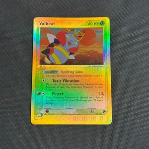 Pokemon Card Volbeat 53/100 Reverse Holo Foil Sandstorm Vintage 2003 - NM