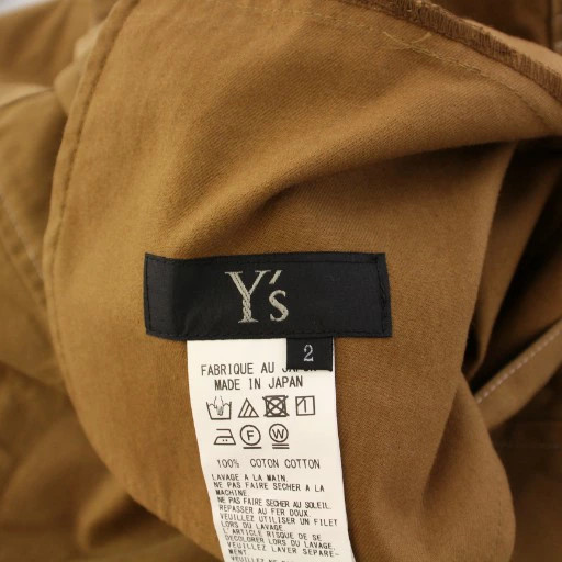 [Used] Wise Y's Yohji Yamamoto Cotton Twill Deformed Pants Sarouel Pants One Col