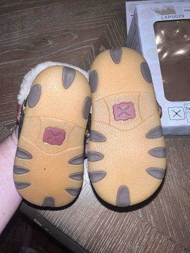 New Twisted X Infant Driving Moc Tan & Cheetah Shoes Size 4 - Picture 5 of 5