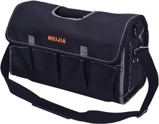 Open Top Electricians Tool Bag Stiff Frame Tote Tool Box (With Cover)