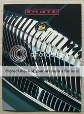 DAIMLER Double Six V12 Royal Motors Car Sales Brochure 1980s? German Text