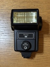 Vivitar 283 Shoe Mount 35mm Camera Flash Auto Thyristor NOT TESTED