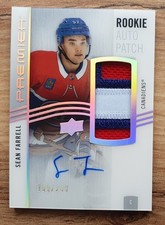 Sean Farrell - UD  23/24 Premier ROOKIE AUTO PATCH 199/249 - Montreal Canadiens