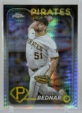 David Bednar 2024 Topps Chrome #60 Prism Refractor Pittsburgh Pirates MLB