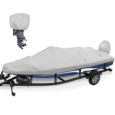 Bass Boat Cover 17-19ft 1200D Heavy Duty Waterproof Trailerable (74 chars)
