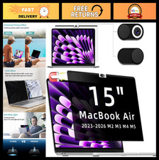 Magnetic Privacy Screen Protector for 15" MacBook Air - Anti-Glare, Blue Light F