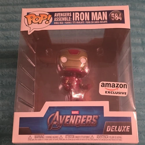 Funko Pop! Deluxe Iron Man Avengers #584 Amazon Exclusive Bobblehead