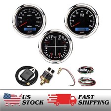 Racetech 80mm 3 Gauge Set Gps Speedometer Tachometer 4in1 Multi Gauge Racetech 80mm 3 Gauge Set Gps Speedometer Tachometer 4in1 Multi Gauge