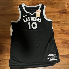 New Kelsey Plum Nike Las Vegas Aces Explorer Edition WNBA Jersey Womens Large