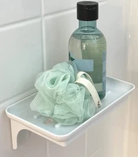 Wonder Shelf - Stick On Wall Mount Cell Phone Holder Stand - Small Plastic Ad...