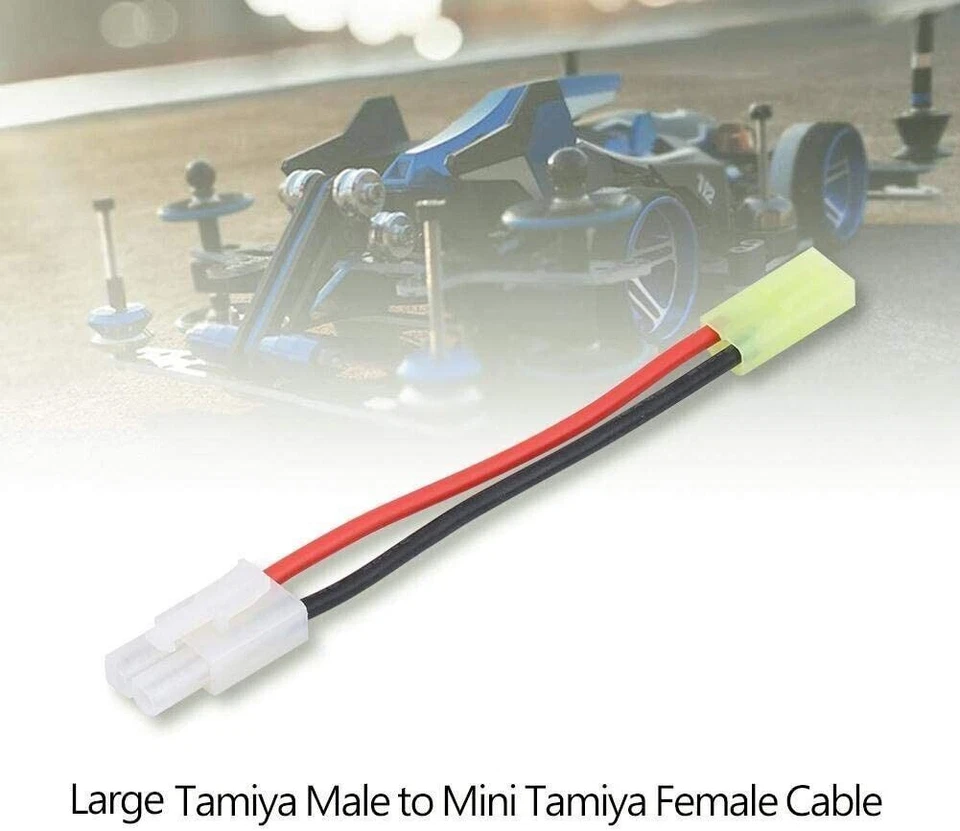 Cable Adaptador Tamiya 16AWG 13cm Rojo | Ligero para Baterías y Cargadores RC - Imagen 4 de 4