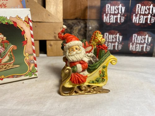 Vintage 1986 Enesco ~ The North Pole Village ~ Santa Claus - Picture 2 of 8