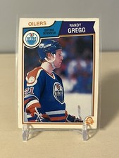 1983-84 O-Pee-Chee #28 Randy Gregg RC - NHL Hockey Card