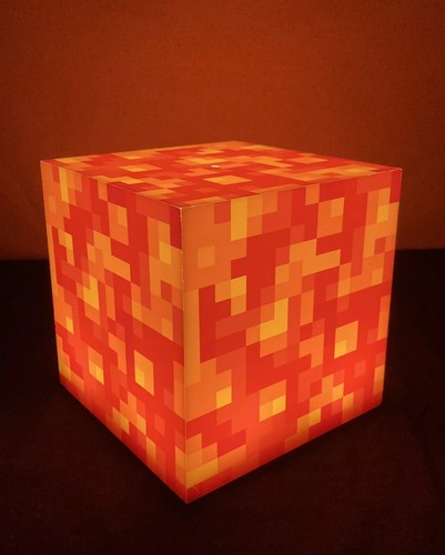 Minecraft Lava Block Mood Light 6x6x6 Inches Mojang Ukonic Works Usb Or Battery Ebay Minecraft Lava Block Mood Light 6x6x6 Inches Mojang Ukonic Works Usb Or Battery Ebay